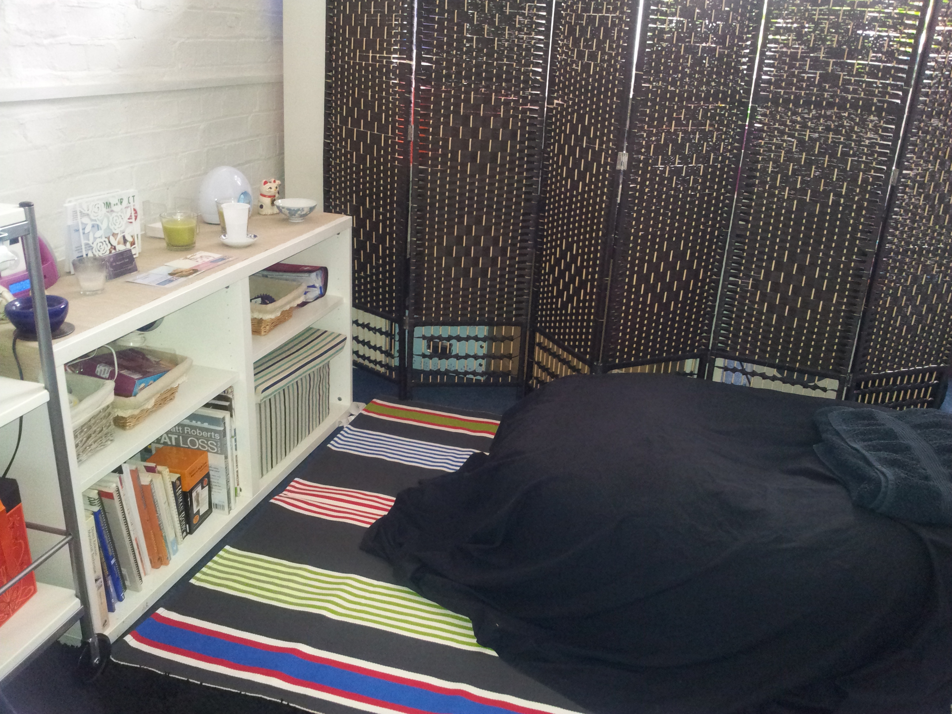 Pregnancy Massage on a beanbag